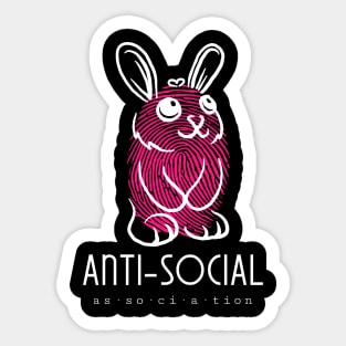 Anti Social Association Sticker